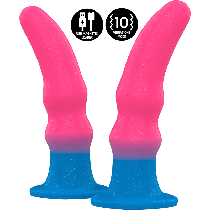 MITOLOGÍA - KUNO UTOPIA DILDO M - VIBRADOR COMPATIBLE CON LA TECNOLOGÍA INALÁMBRICA WATCHME