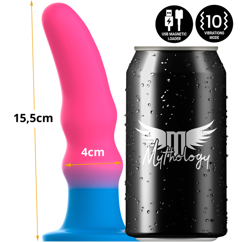 MITOLOGÍA - KUNO UTOPIA DILDO M - VIBRADOR COMPATIBLE CON LA TECNOLOGÍA INALÁMBRICA WATCHME