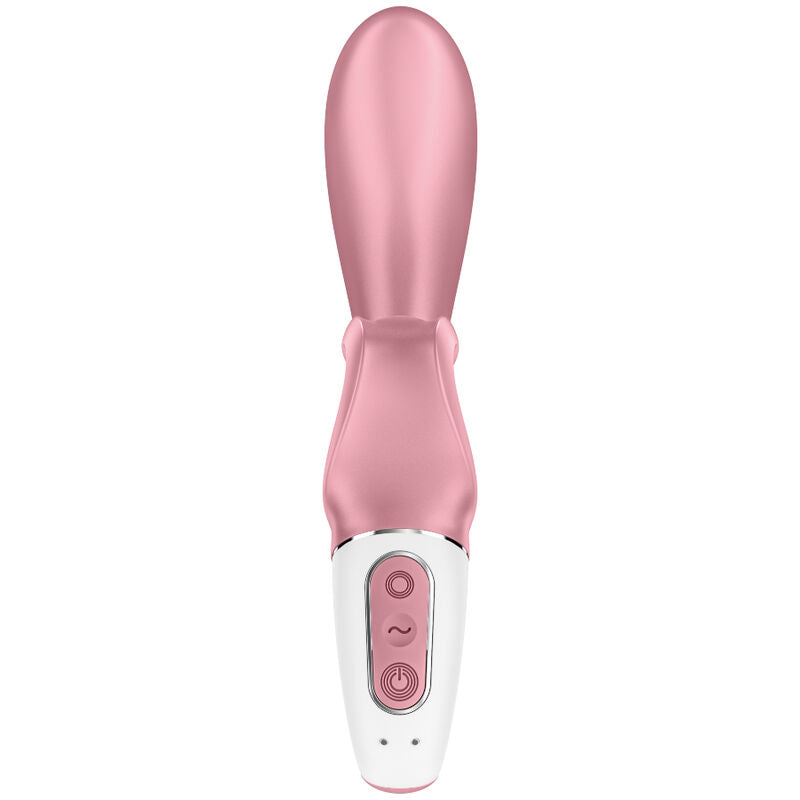 SATISFYER - ABRAÇO DE COELHO VIBRADOR APLICATIVO AZUL