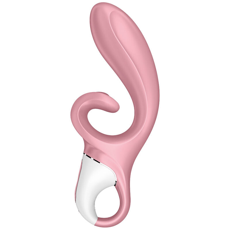 SATISFYER - ABRAÇO DE COELHO VIBRADOR APLICATIVO AZUL