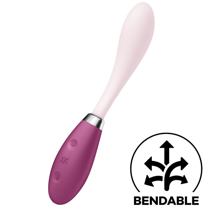 SATISFYER - G-SPOT FLEX 3 MULTIVIBRANTOR VERMELHO