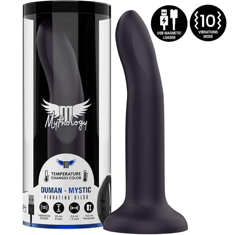 MITOLOGIA - DUMAN MYSTIC DILDO L - VIBRADOR COMPATÍVEL COM A TECNOLOGIA WIRELESS WATCHME