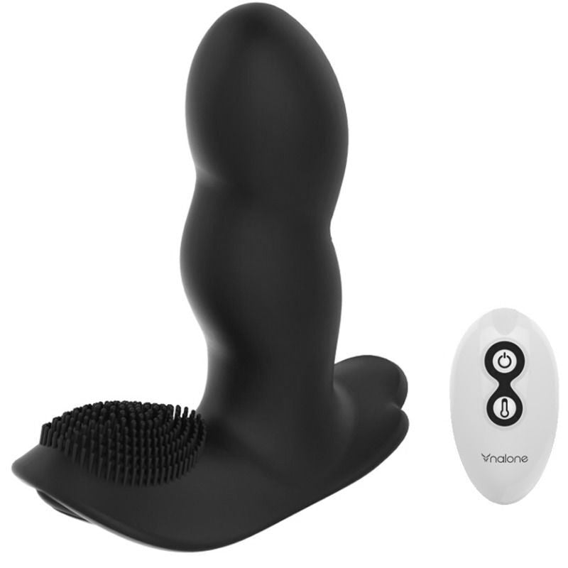 NALONE - MASSAGEADOR COM CONTROLE REMOTO LOLI - PRETO