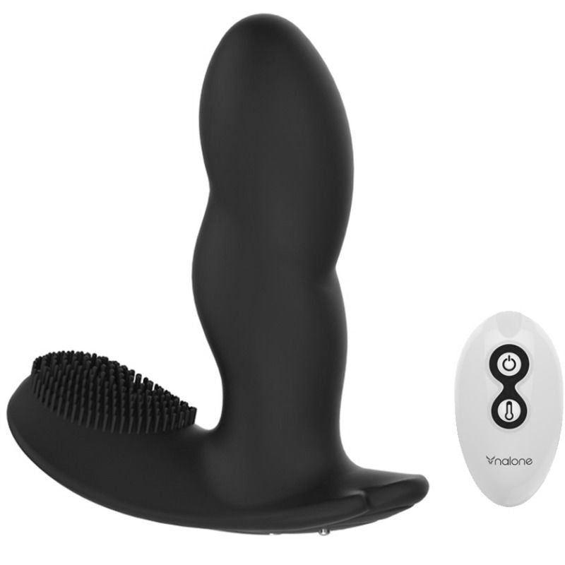 NALONE - MASSAGEADOR COM CONTROLE REMOTO LOLI - PRETO