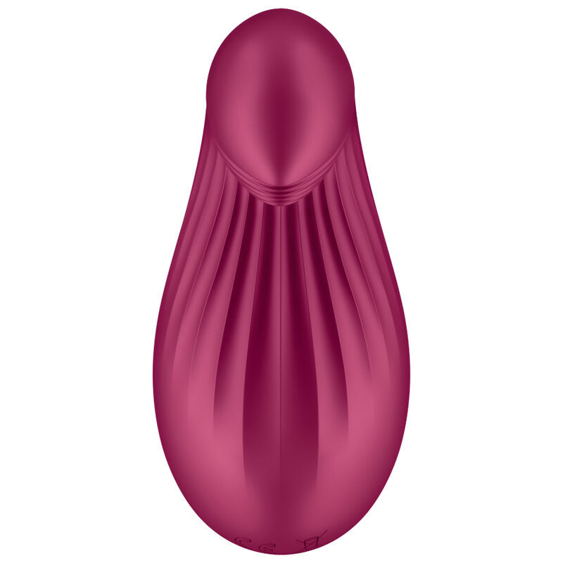 SATISFYER - VIBRADOR DE APLICACIÓN DIPPING DELIGHT ROJO