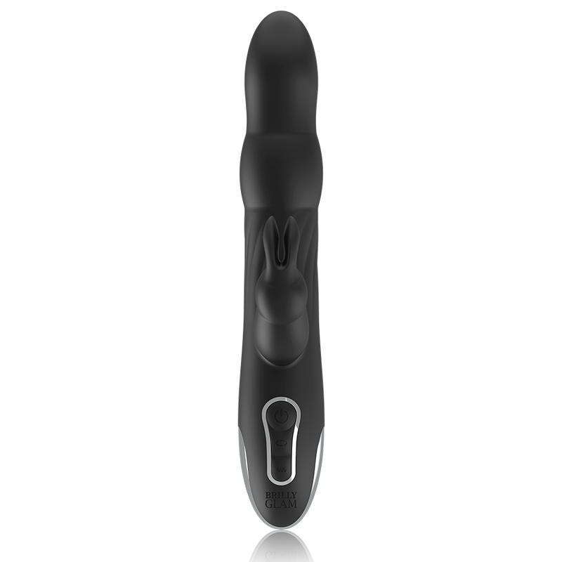 BRILLY GLAM - MOEBIUS RABBIT VIBRADOR E ROTATOR COMPATÍVEL COM A TECNOLOGIA WIRELESS WATCHME