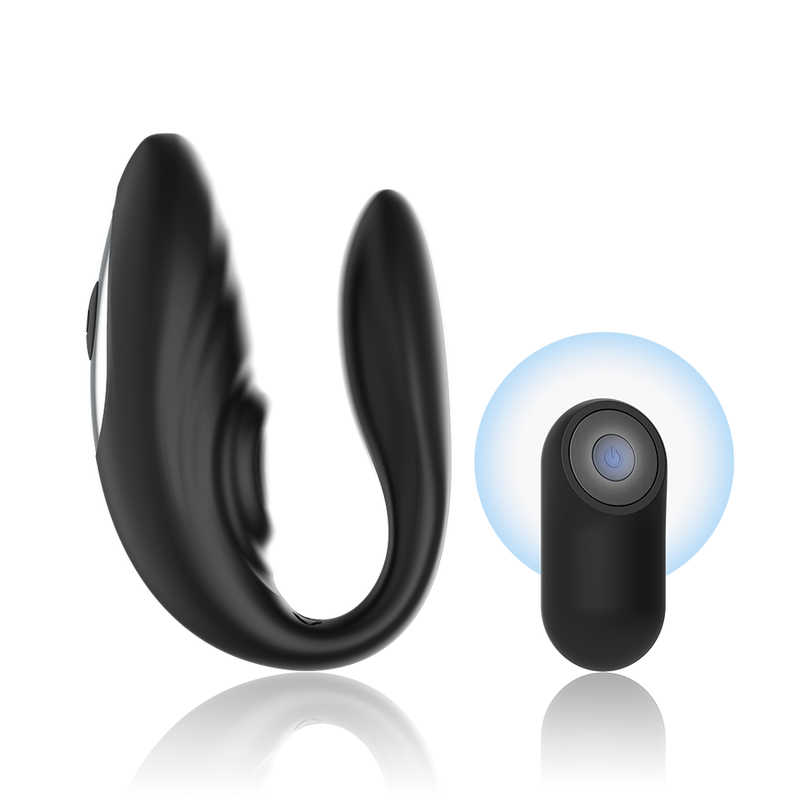 BRILLY GLAM - PAREJA DE CONTROL REMOTO CON PULSACIÓN Y VIBRACIÓN