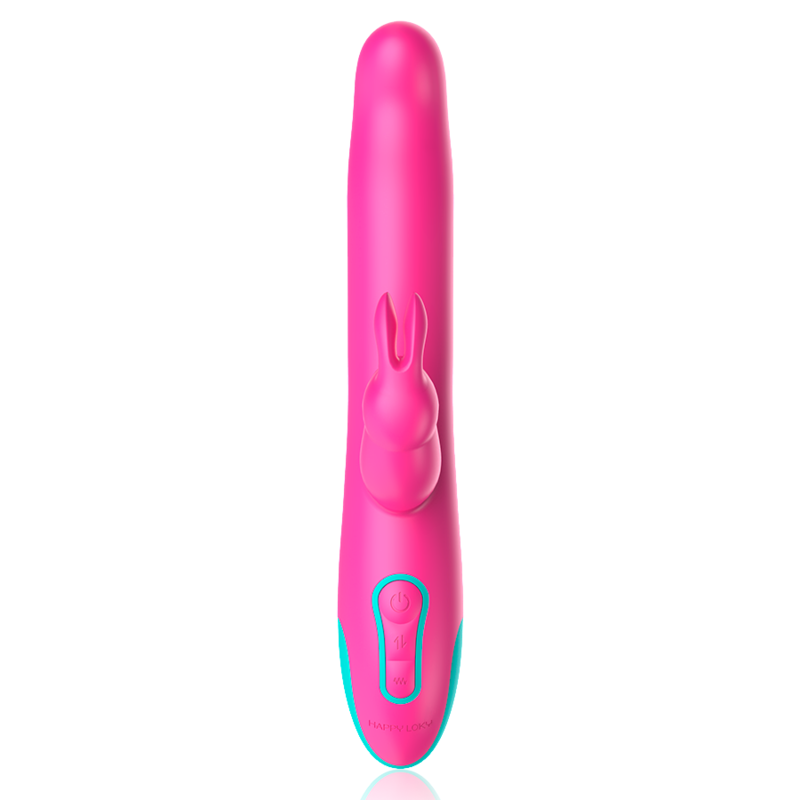 HAPPY LOKY - VIBRADOR E ROTATOR PLUTO RABBIT WATCHME TECNOLOGIA SEM FIO COMPATÍVEL