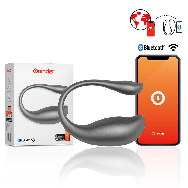 ONINDER - HUEVO VIBRADOR NEGRO NAIROBI - APLICACIÓN GRATUITA