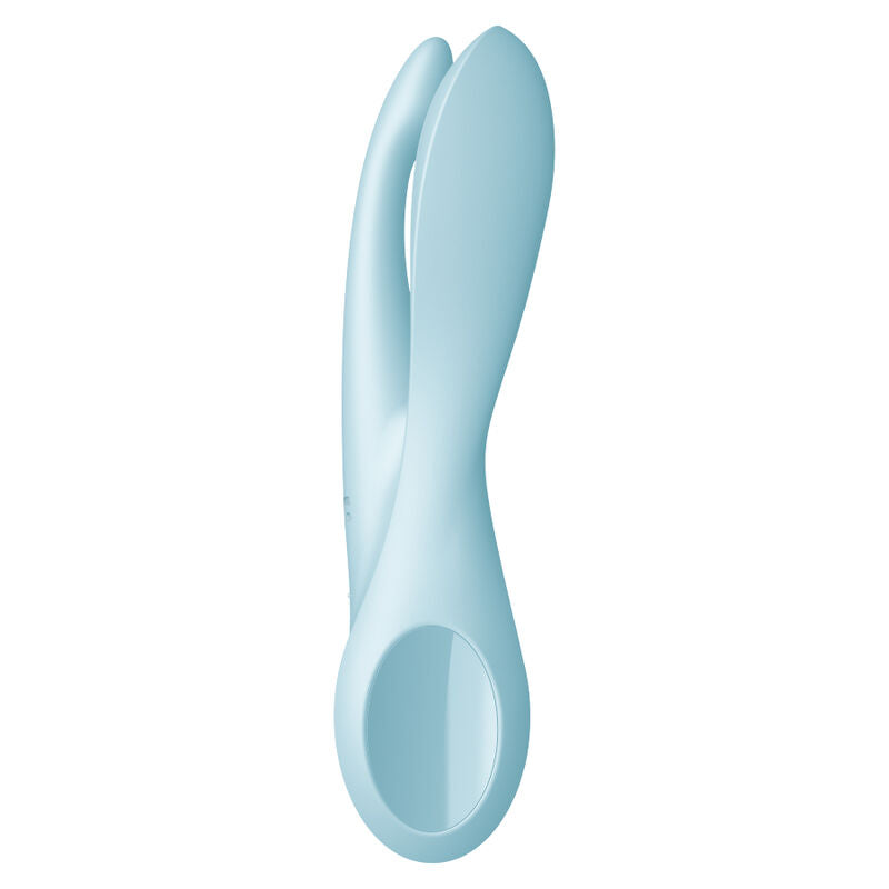 SATISFYER - TRÊS 1 VIBRADOR ROSA