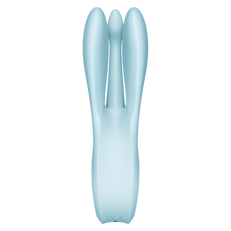 SATISFYER - TRÊS 1 VIBRADOR ROSA