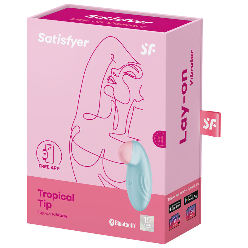 SATISFYER - VIBRADOR DE PUNTA TROPICAL LILA