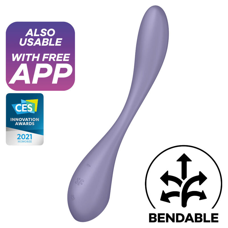 SATISFYER - G-SPOT FLEX 5 MULTIVIBRANTOR LILAC