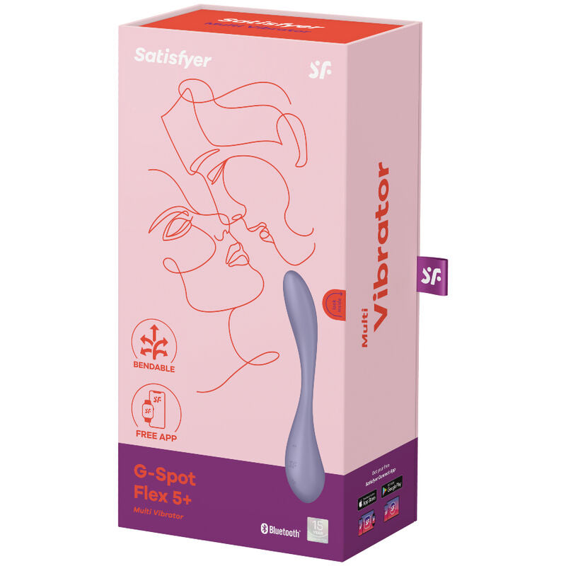 SATISFYER - G-SPOT FLEX 5 MULTIVIBRANTOR LILAC
