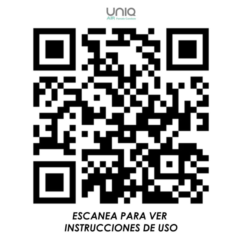 UNIQ - CONDÓN FEMENINO SIN LÁTEX AIR 3 UNIDADES