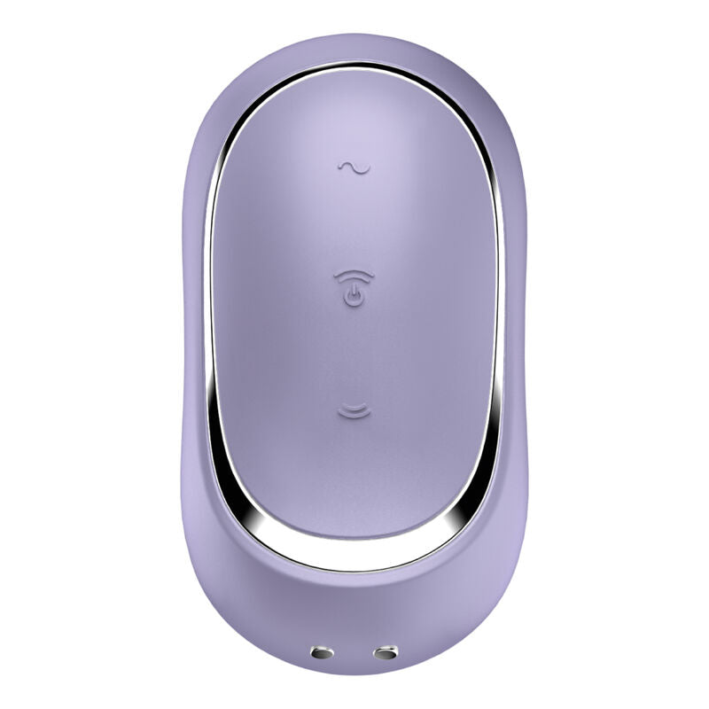 SATISFYER - PRO TO GO 2 ESTIMULADOR Y VIBRADOR DE DOBLE PULSO DE AIRE VERDE