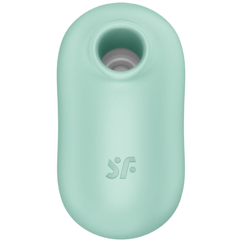 SATISFYER - PRO TO GO 2 ESTIMULADOR Y VIBRADOR DE DOBLE PULSO DE AIRE VERDE