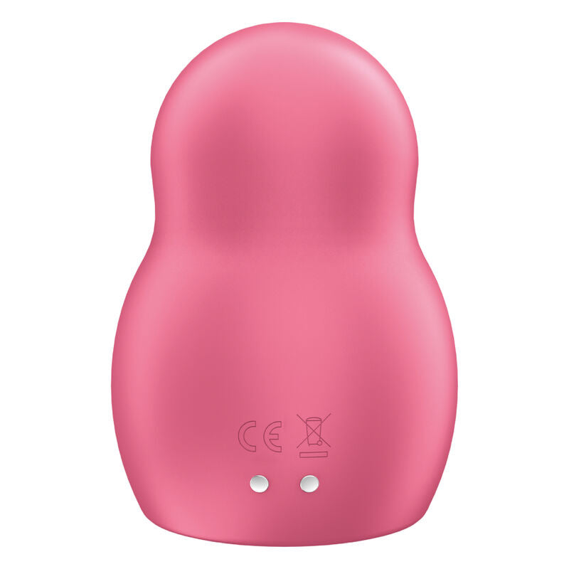 SATISFYER - PRO TO GO 1 ESTIMULADOR DE PULSO DE AR DUPLO E VIBRADOR AZUL