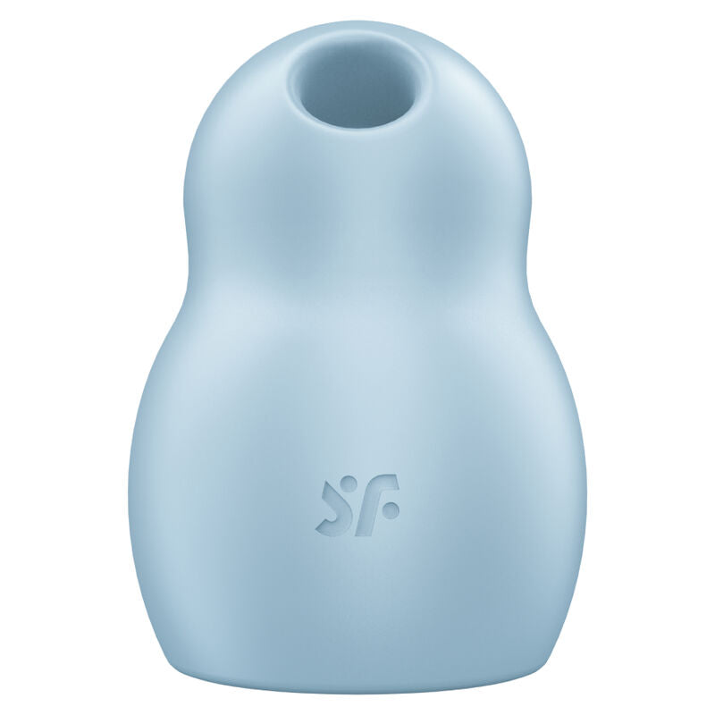 SATISFYER - PRO TO GO 1 ESTIMULADOR DE PULSO DE AR DUPLO E VIBRADOR AZUL