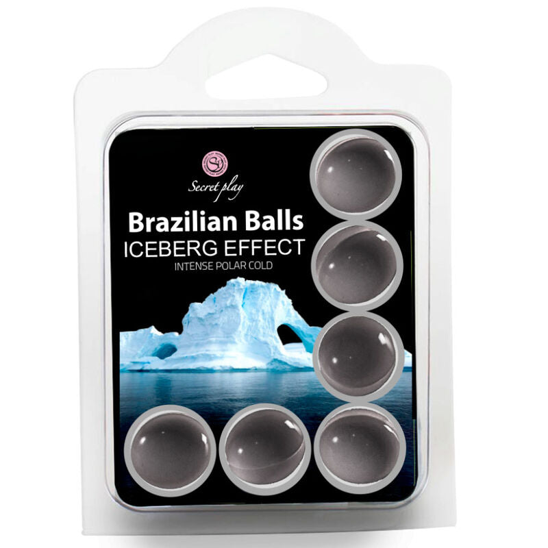 CONJUNTO SECRET PLAY 6 BOLAS BRASILEIRAS EFEITO ICEBERG