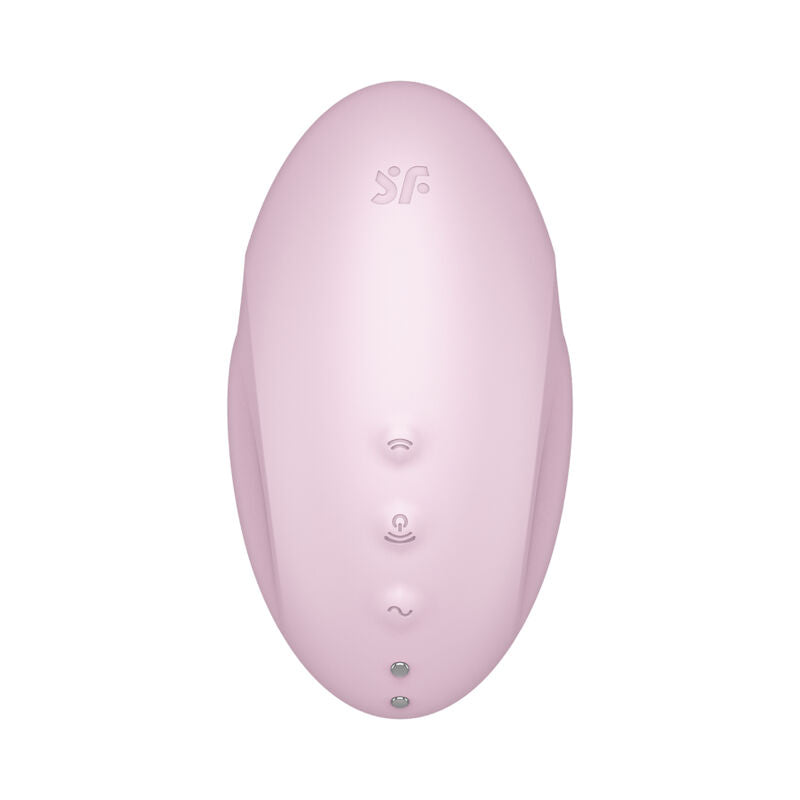 SATISFYER - VULVA LOVER 3 ESTIMULADOR Y VIBRADOR DE PULSACIONES DE AIRE ROSA