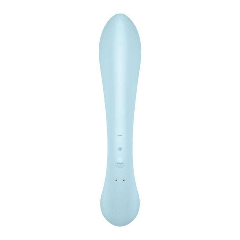 SATISFYER - TRIPLE OH HÍBRIDO VIBRAÇÃO AZUL