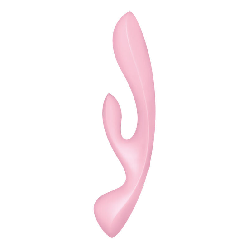 SATISFYER - TRIPLE OH HÍBRIDO VIBRAÇÃO AZUL