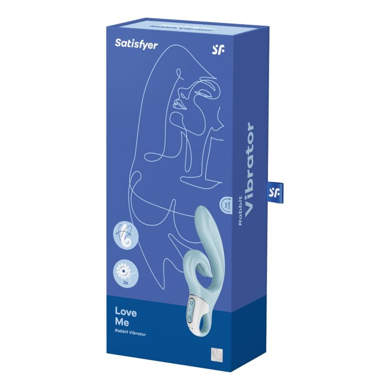 SATISFYER - AME-ME RABBIT VIBRAÇÃO VERMELHO