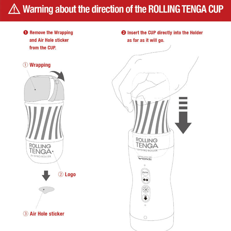 TENGA - VACUUM GYRO ROLL JUICE AND ROTATION
