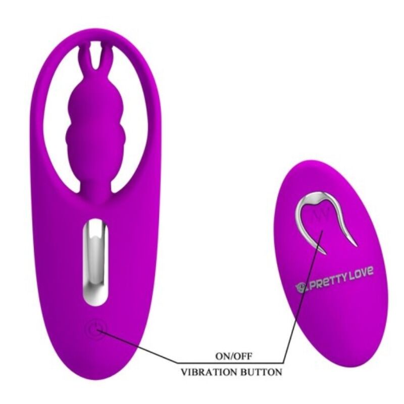 PRETTY LOVE - ESTIMULADOR WILD RABBIT PARA CALCINHAS COM CONTROLE REMOTO LILACS