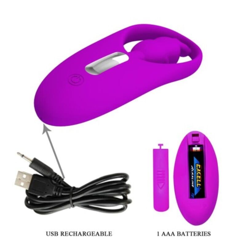 PRETTY LOVE - ESTIMULADOR WILD RABBIT PARA CALCINHAS COM CONTROLE REMOTO LILACS