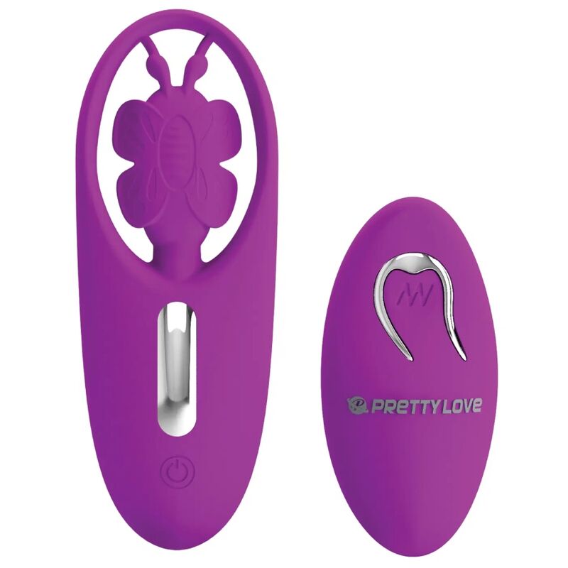PRETTY LOVE - ESTIMULADOR DE BORBOLETA DANÇANTE PARA CALCINHA COM CONTROLE REMOTO LILAS