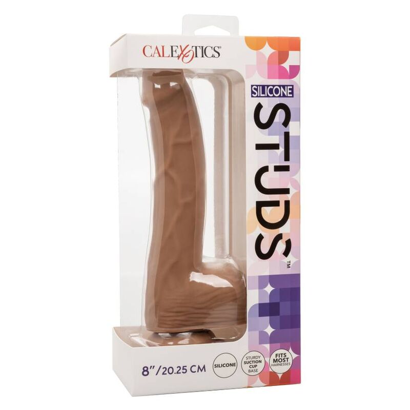 CALEXOTICS - TACHAS DE SILICONE 20,32 CM MARROM