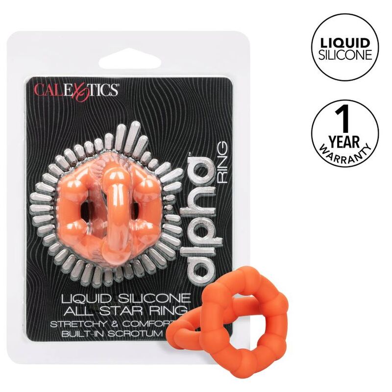 CALEXOTICS - ANEL ALFA ALL STAR LARANJA