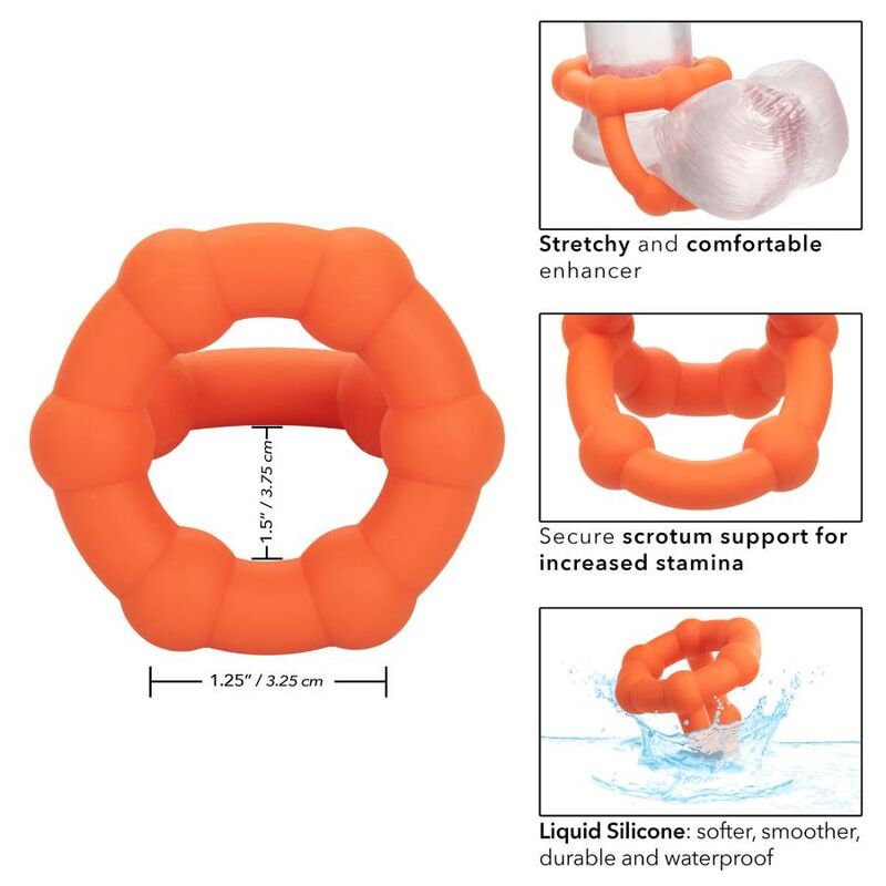 CALEXOTICS - ANEL ALFA ALL STAR LARANJA