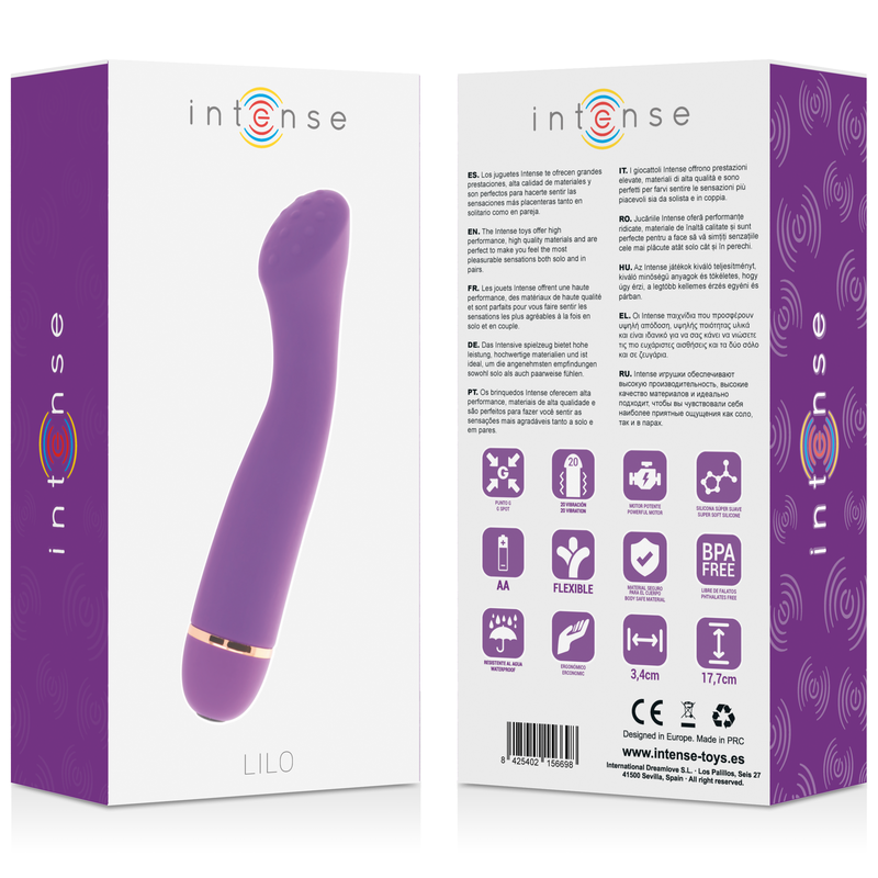 INTENSO - LILO 20 VELOCIDADES SILICONE LILÁS