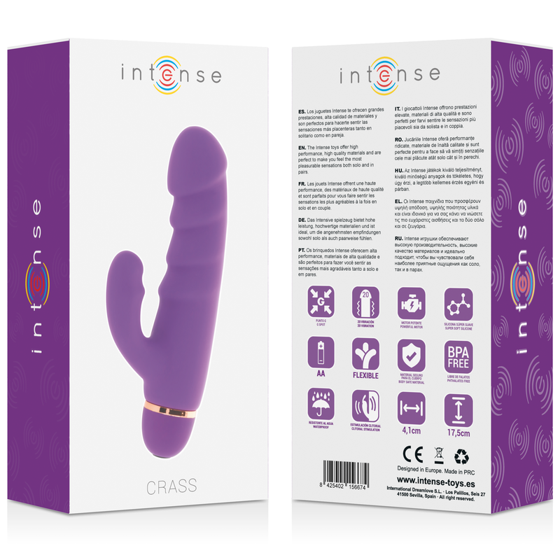 INTENSO - CRASS 20 VELOCIDADES SILICONE LILÁS
