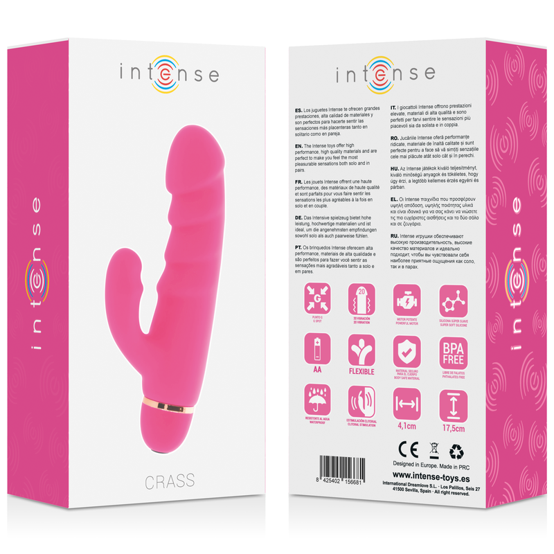INTENSO - CRASS 20 VELOCIDADES SILICONE ROSA