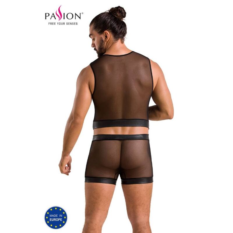 PASIÓN - 053 CONJUNTO WILLIAM NEGRO L/XL
