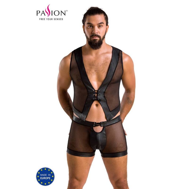 PASIÓN - 053 CONJUNTO WILLIAM NEGRO L/XL