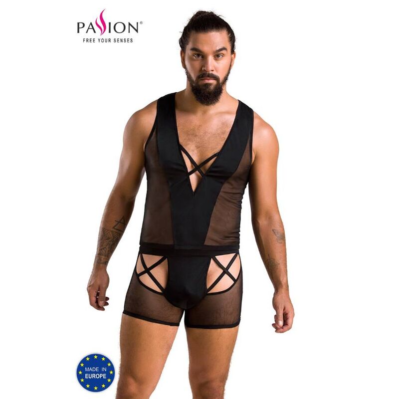 PASIÓN - 054 CONJUNTO OSCAR NEGRO L/XL