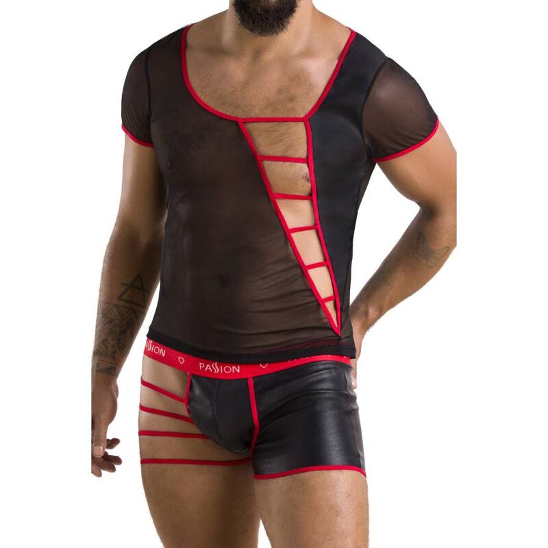 PASIÓN - 055 SET MARCA NEGRO L/XL