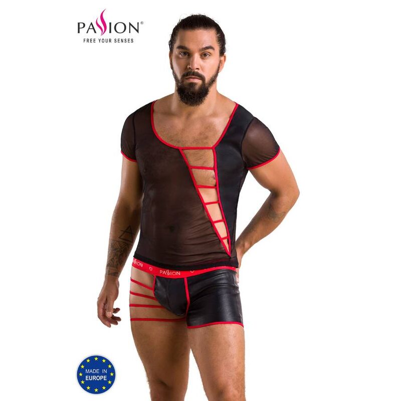 PASIÓN - 055 SET MARCA NEGRO L/XL