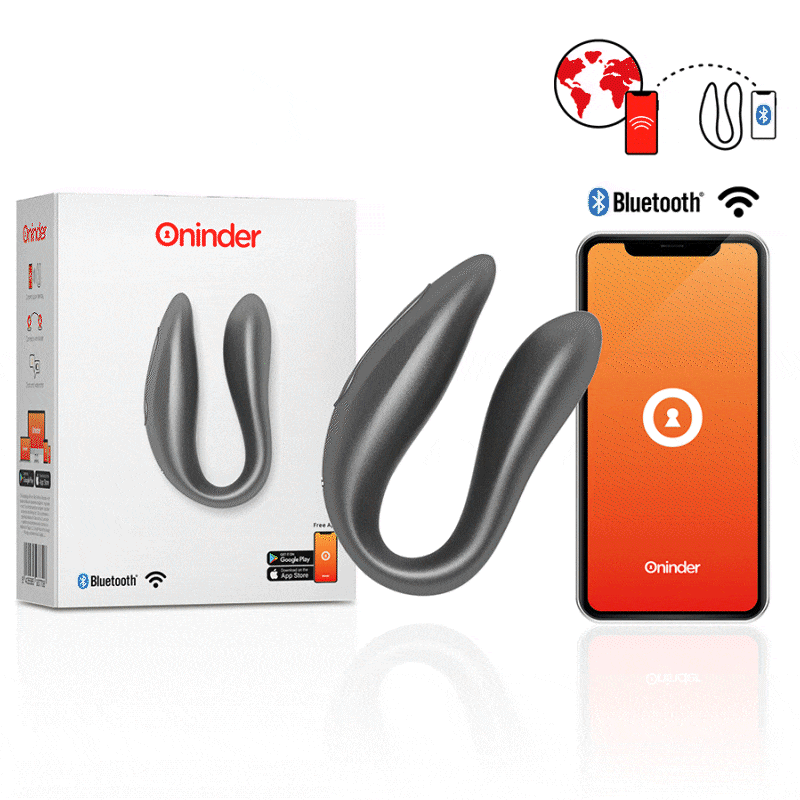 ONINDER - LISBOA PINK G-POINT & CLITORIS STIMULATOR - FREE PINK APP