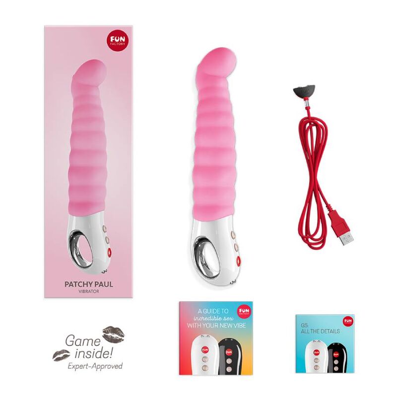 FUN FACTORY - PATCHY PAUL G5 VIBRADOR PONTO G CANDY ROSE