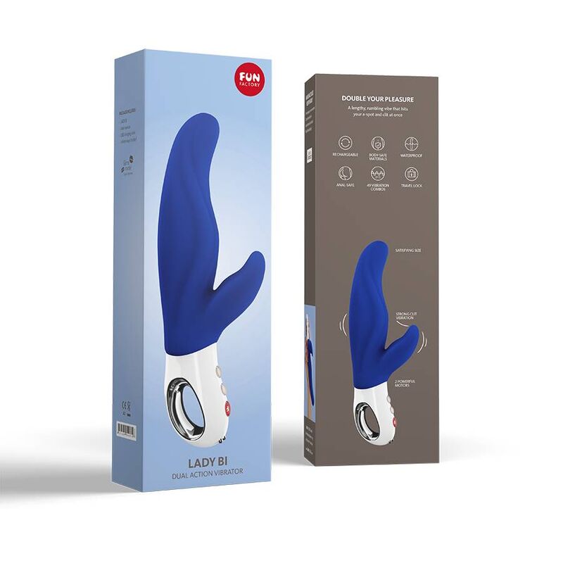 FUN FACTORY - VIBRADOR LADY BI DUAL ULTRAMARIN
