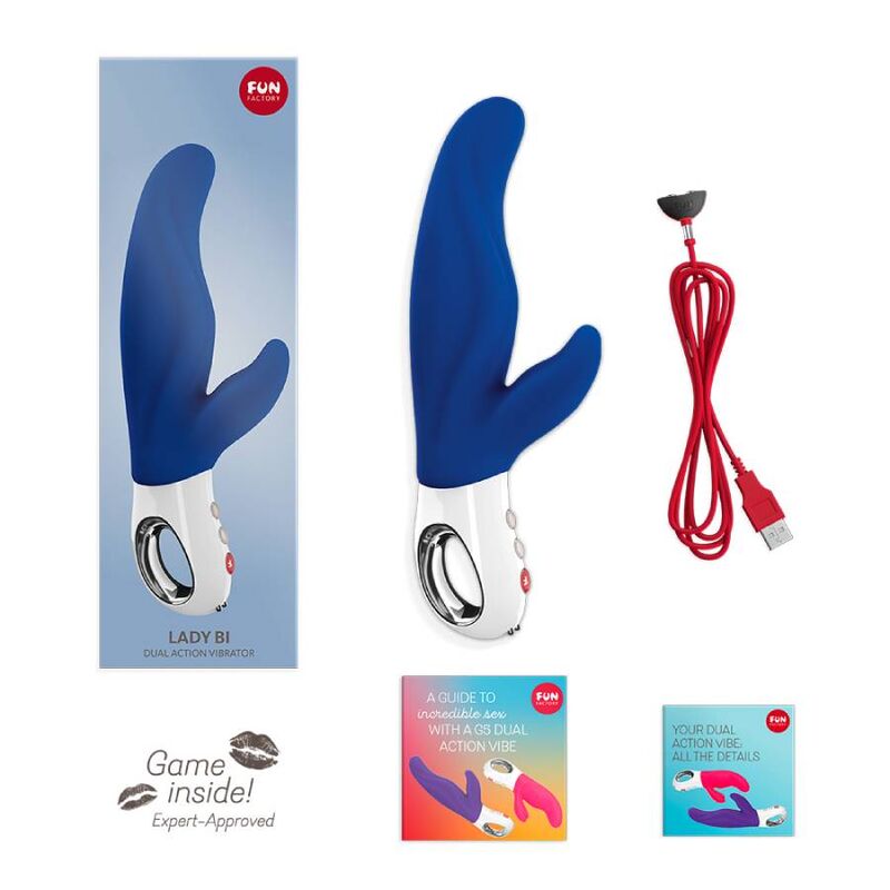 FUN FACTORY - VIBRADOR LADY BI DUAL ULTRAMARIN