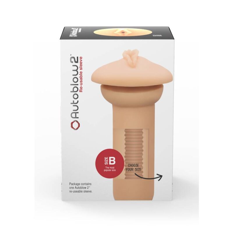AUTOBLOW - 2+ MANGAS VAGINA TAMANHO B
