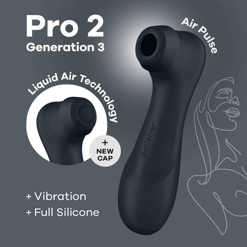 SATISFYER - PRO 2 GERAÇÃO 3 TECNOLOGIA DE AR LÍQUIDO LILAC