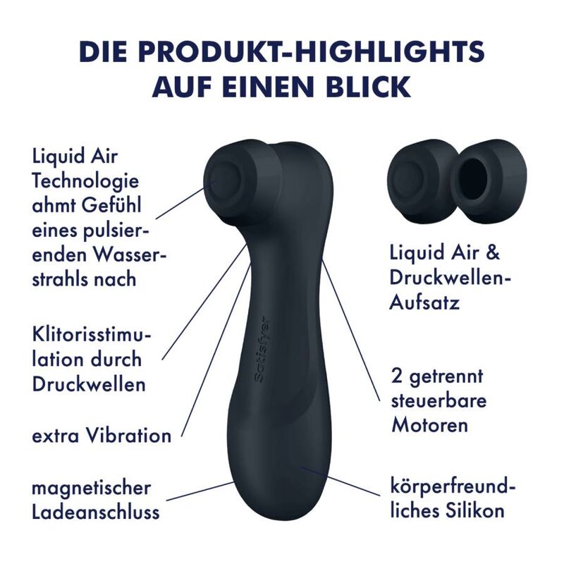 SATISFYER - PRO 2 GERAÇÃO 3 TECNOLOGIA DE AR LÍQUIDO LILAC